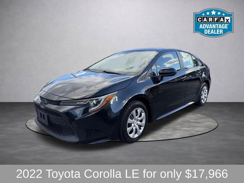 Black Sand Pearl 2022 Toyota Corolla LE