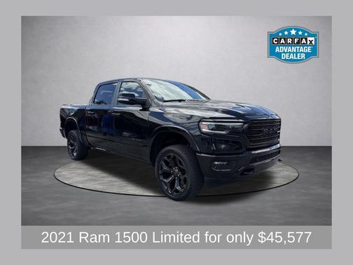 Diamond Black Crystal Pearlcoat 2021 RAM 1500 Limited