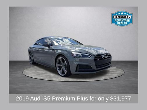 Gray 2019 Audi S5 3.0T Premium Plus