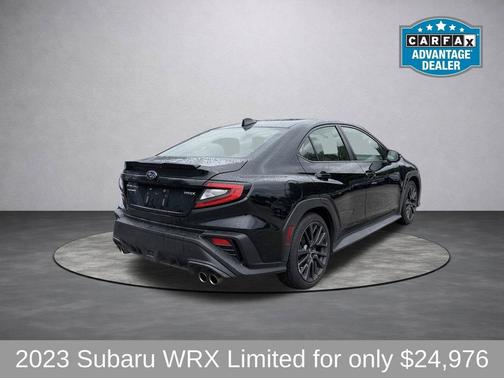 Crystal Black Silica 2023 Subaru WRX Limited