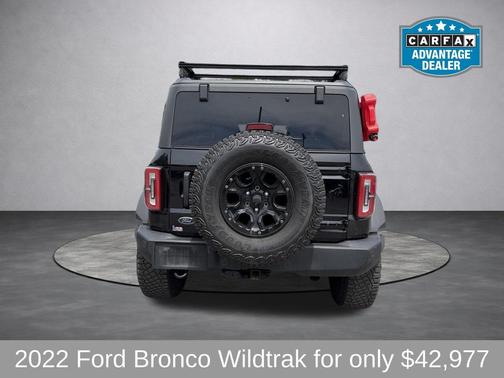 Shadow Black 2022 Ford Bronco Wildtrak