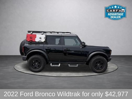 Shadow Black 2022 Ford Bronco Wildtrak