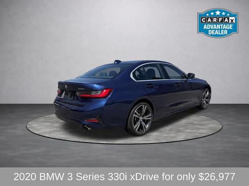 Mediterranean Blue Metallic 2020 BMW 330 i xDrive
