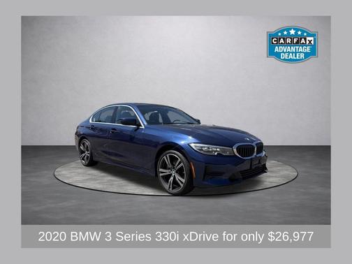 Mediterranean Blue Metallic 2020 BMW 330 i xDrive