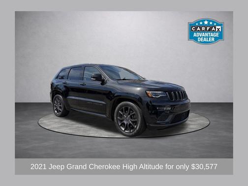 Diamond Black Crystal Pearlcoat 2021 Jeep Grand Cherokee High Altitude