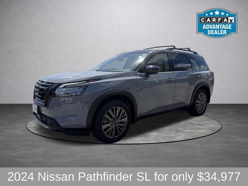 Solid Gray Super Black 2024 Nissan Pathfinder SL