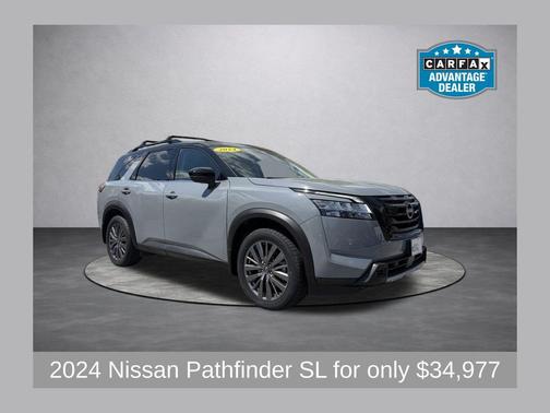 Solid Gray Super Black 2024 Nissan Pathfinder SL