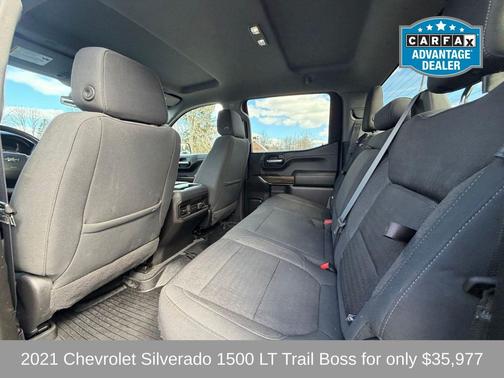 Black 2021 Chevrolet Silverado 1500 LT Trail Boss