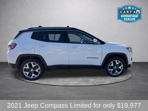 White Clearcoat 2021 Jeep Compass Limited