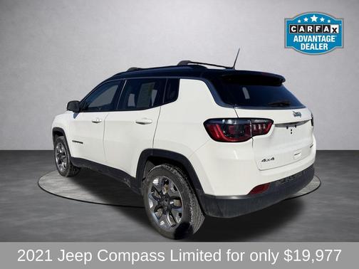 White Clearcoat 2021 Jeep Compass Limited