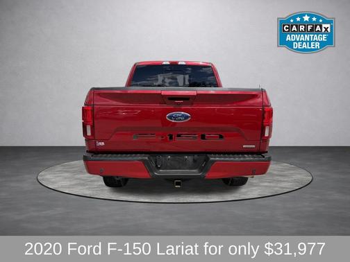Red 2020 Ford F-150 Lariat