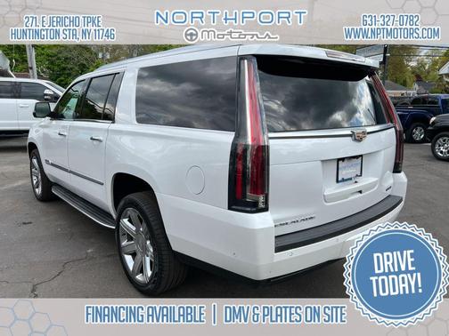 Crystal White Tricoat 2019 Cadillac Escalade ESV Sport
