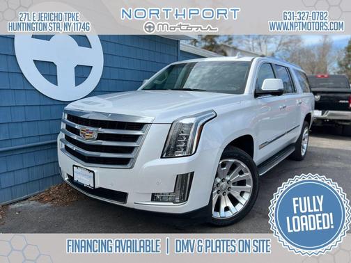 Crystal White Tricoat 2016 Cadillac Escalade ESV Sport