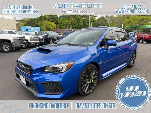 Blue 2018 Subaru WRX STI Limited