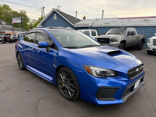 Blue 2018 Subaru WRX STI Limited