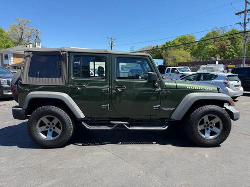 Green 2008 Jeep Wrangler Unlimited Rubicon