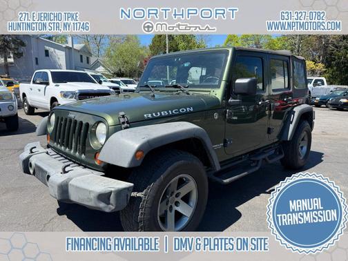 Green 2008 Jeep Wrangler Unlimited Rubicon