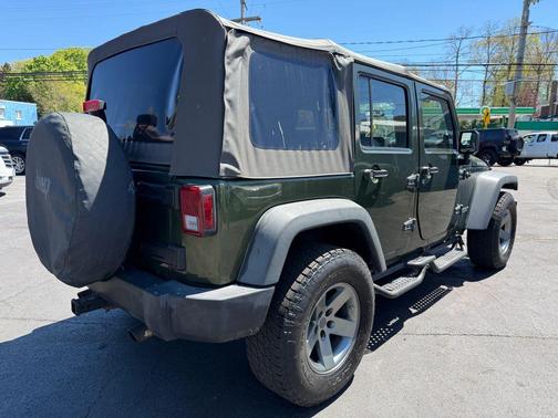 Green 2008 Jeep Wrangler Unlimited Rubicon