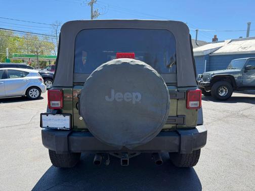 Green 2008 Jeep Wrangler Unlimited Rubicon