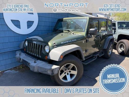 Green 2008 Jeep Wrangler Unlimited Rubicon