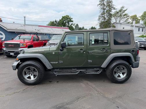 Green 2008 Jeep Wrangler Unlimited Rubicon