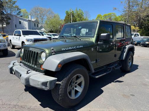Green 2008 Jeep Wrangler Unlimited Rubicon