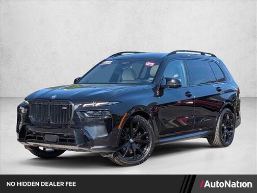 Black Sapphire Metallic 2025 BMW X7 M60i