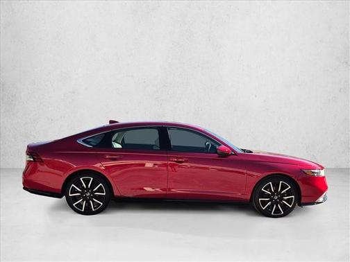 Radiant Red Metallic 2025 Honda Accord Hybrid Touring
