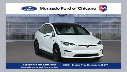 White 2023 Tesla Model X Plaid