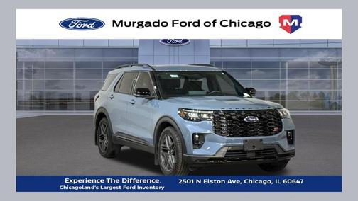 Vapor Blue Metallic 2025 Ford Explorer ST