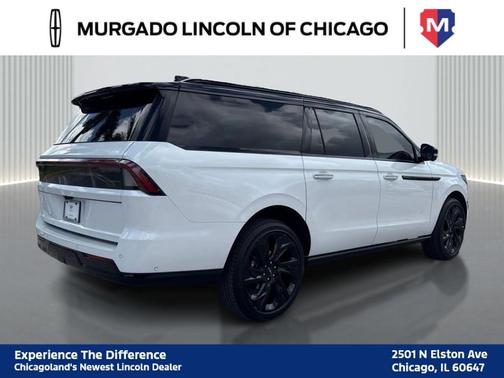 White Metallic 2025 Lincoln Navigator L Black Label