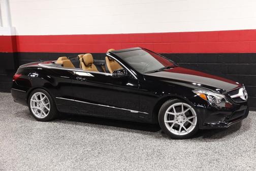 Black 2015 Mercedes-Benz E-Class AMG Sport Pkg 2dr Cabriolet