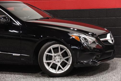 Black 2015 Mercedes-Benz E-Class AMG Sport Pkg 2dr Cabriolet