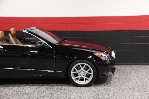 Black 2015 Mercedes-Benz E-Class AMG Sport Pkg 2dr Cabriolet
