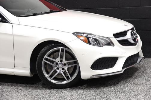 Diamond White Metallic 2014 Mercedes-Benz E-Class AMG Sport Pkg 2dr Cabriolet