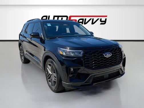 AGATE BLACK METALLIC 2025 Ford Explorer ST