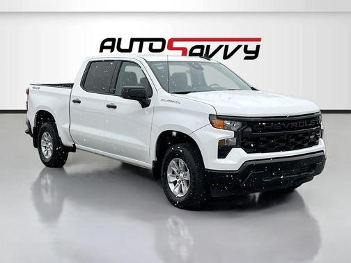 Summit White 2025 Chevrolet Silverado 1500 WT