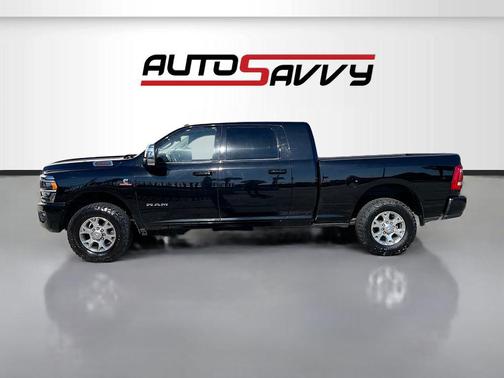 Diamond Black Crystal Pearlcoat 2023 RAM 3500 Laramie Mega Cab 4x4 6'4' Box