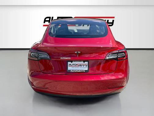 Red Multi-Coat 2018 Tesla Model 3 Mid Range