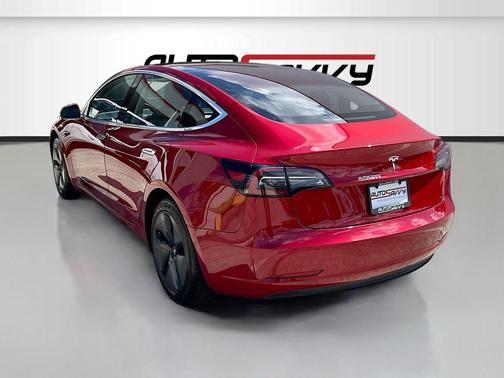 Red Multi-Coat 2018 Tesla Model 3 Mid Range