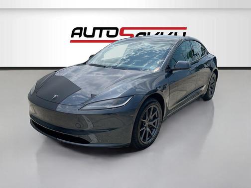 Stealth Grey 2025 Tesla Model 3 Long Range