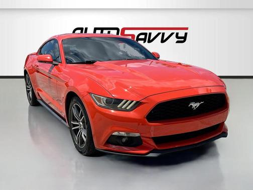 COMPETITION ORANGE 2016 Ford Mustang EcoBoost Premium