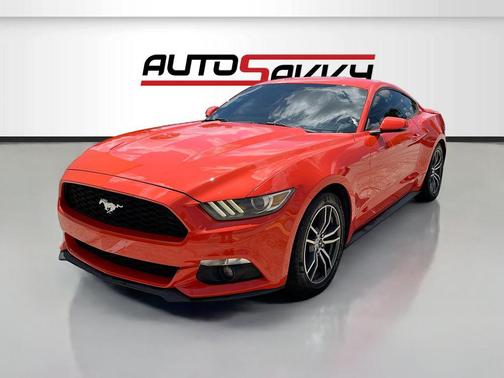 COMPETITION ORANGE 2016 Ford Mustang EcoBoost Premium