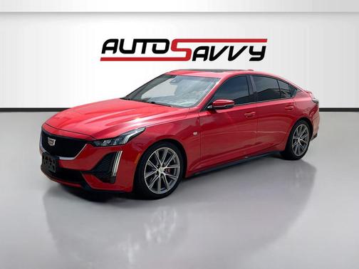 Velocity Red 2020 Cadillac CT5 Sport RWD