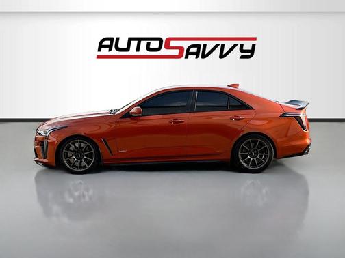 Blaze Orange Metallic 2022 Cadillac CT4-V V-Series Blackwing