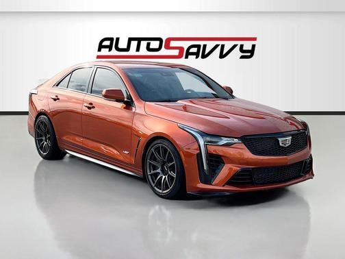 Blaze Orange Metallic 2022 Cadillac CT4-V V-Series Blackwing
