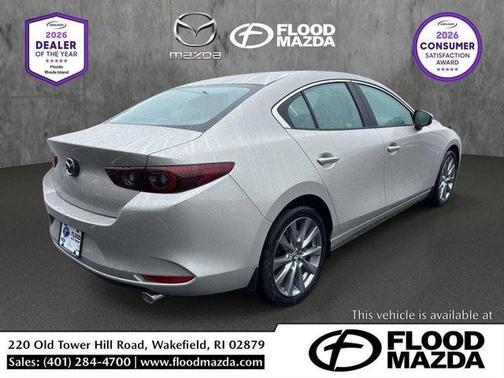 Platinum Quartz Metallic 2026 Mazda Mazda3 FWD w/Preferred Package