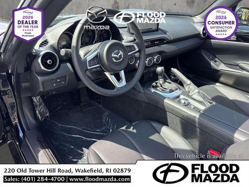 Jet Black Mica 2026 Mazda MX-5 Miata GRAND TOURING