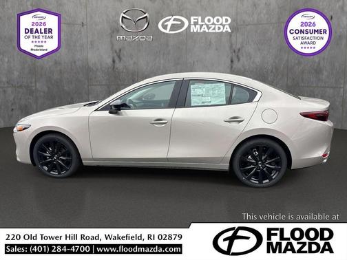 Platinum Quartz Metallic 2026 Mazda Mazda3 FWD w/Select Package