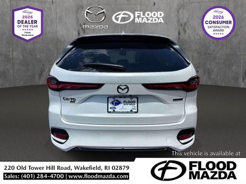 Rhodium White Premium 2026 Mazda CX-70 3.3 TURBO S PREMIUM